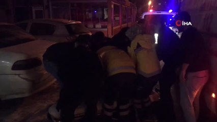 Yerde Baygın Halde Bulunan Şahıs Hastaneye Kaldırıldı