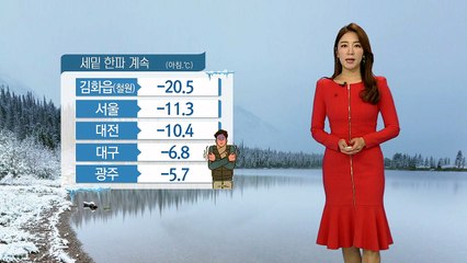 [날씨] 오늘도 한파, 서울 -11.3℃...낮에도 영하권 / YTN