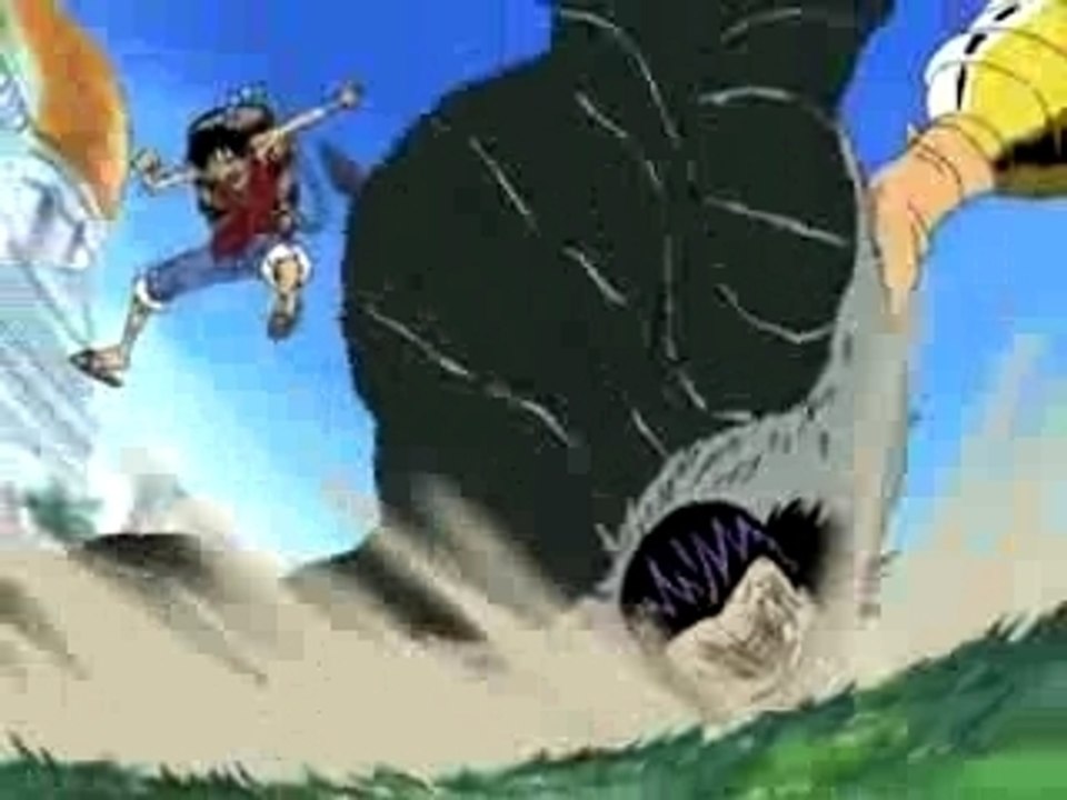 Luffy vs crocodile