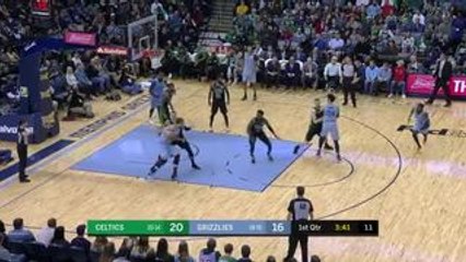 Marc works his pivot in the post