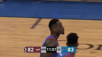 Deonte Burton rocks the rim