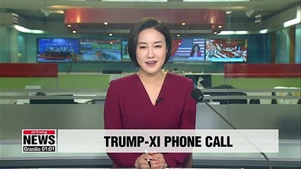 Trump expecting 'big progress' on trade deal after phone call with Xi Jinping