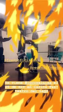 Pedro ensayando para Locos por Luisa - 11 de Diciembre