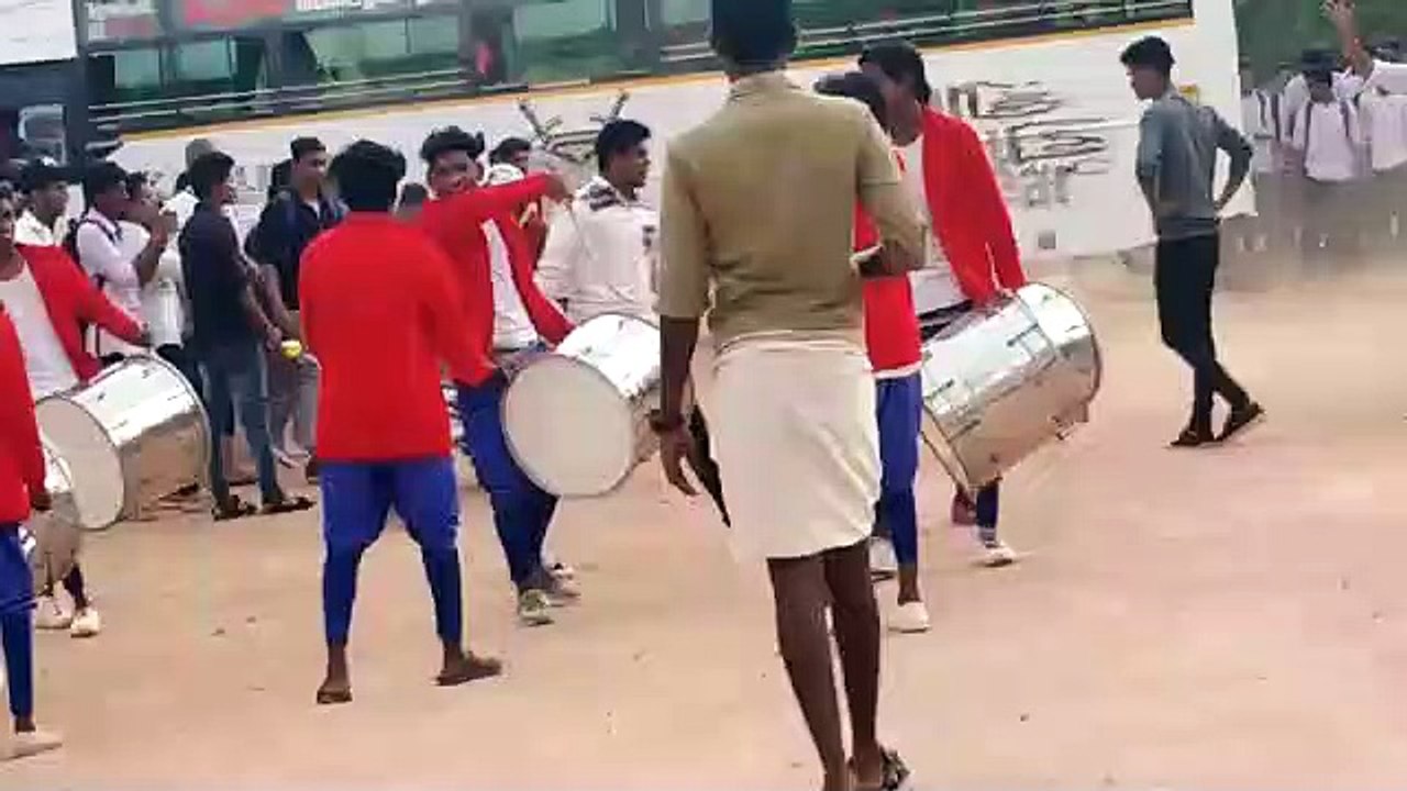 End of year party at college in Kerala. Bike tricks included!
