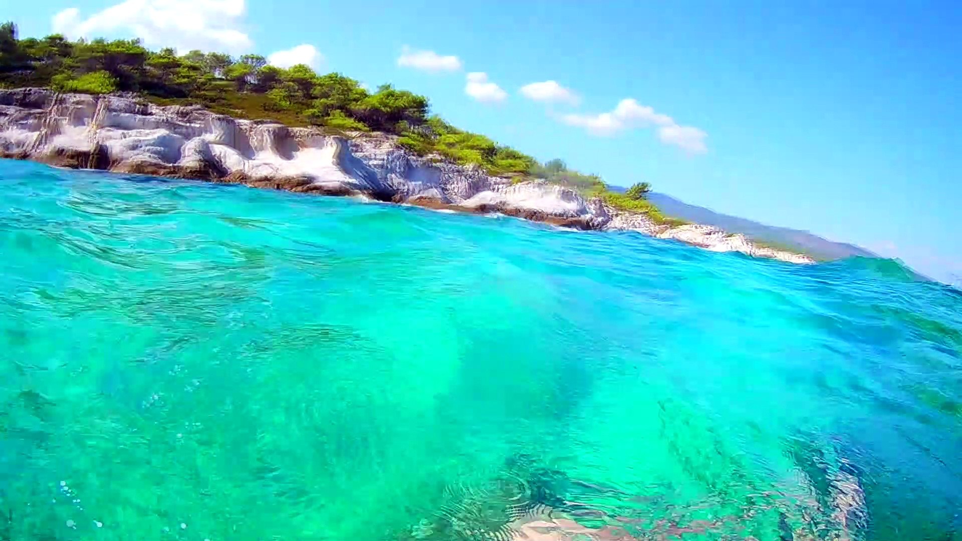 Orange Beach Sithonia Greece 4K - video dailymotion