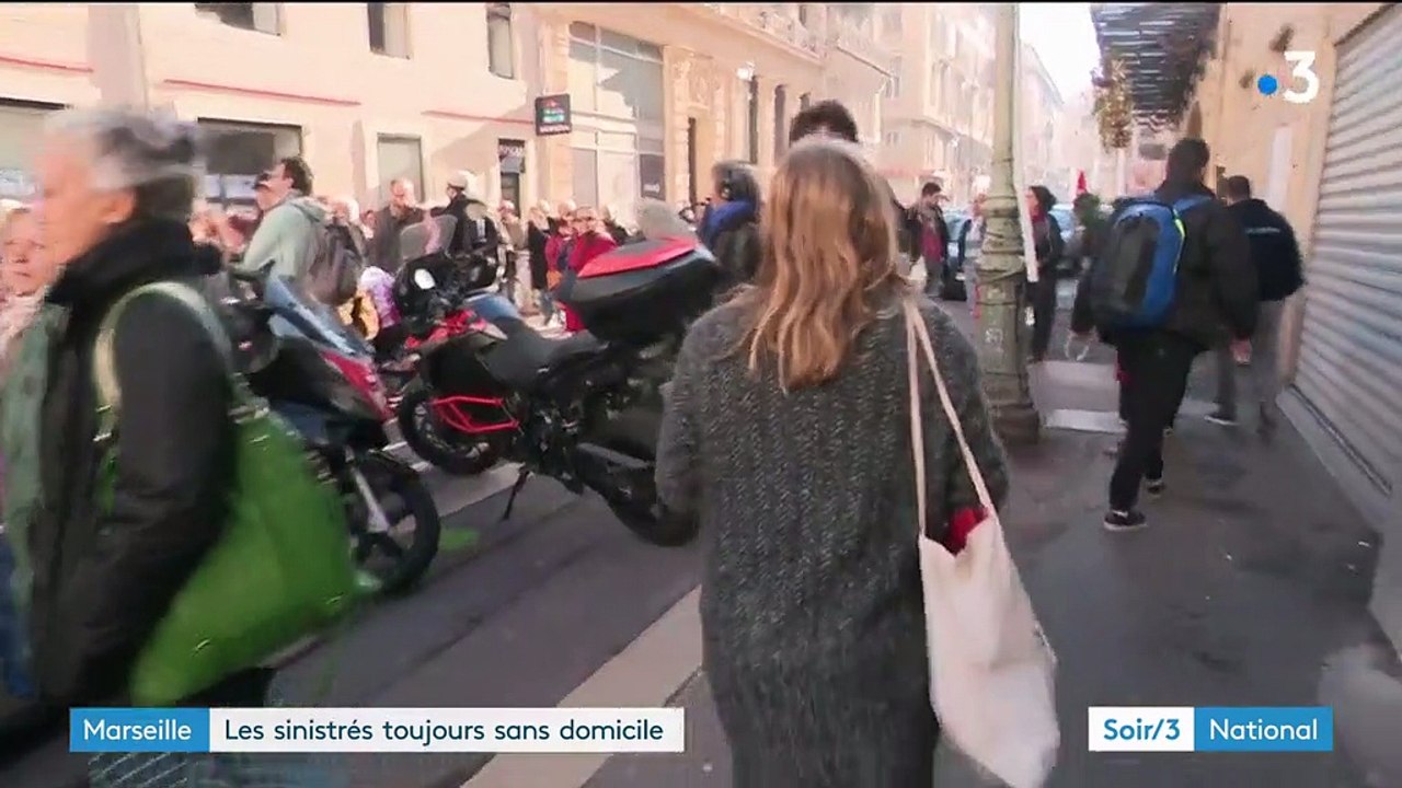 Effondrements d'immeubles à Marseille : les sinistrés toujours sans domicile
