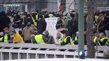 Yellow vests protesters voice anger at French media