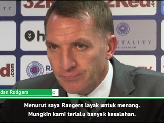 13 Kali Tidak Beruntung Untuk Celtic - Rodgers