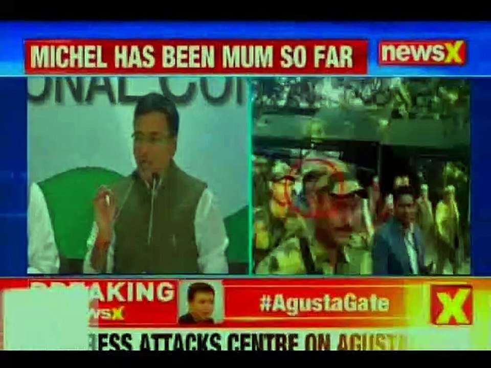 Congress Spokesperson Randeep Surjewala Addresses Media on Augusta Westland Row.