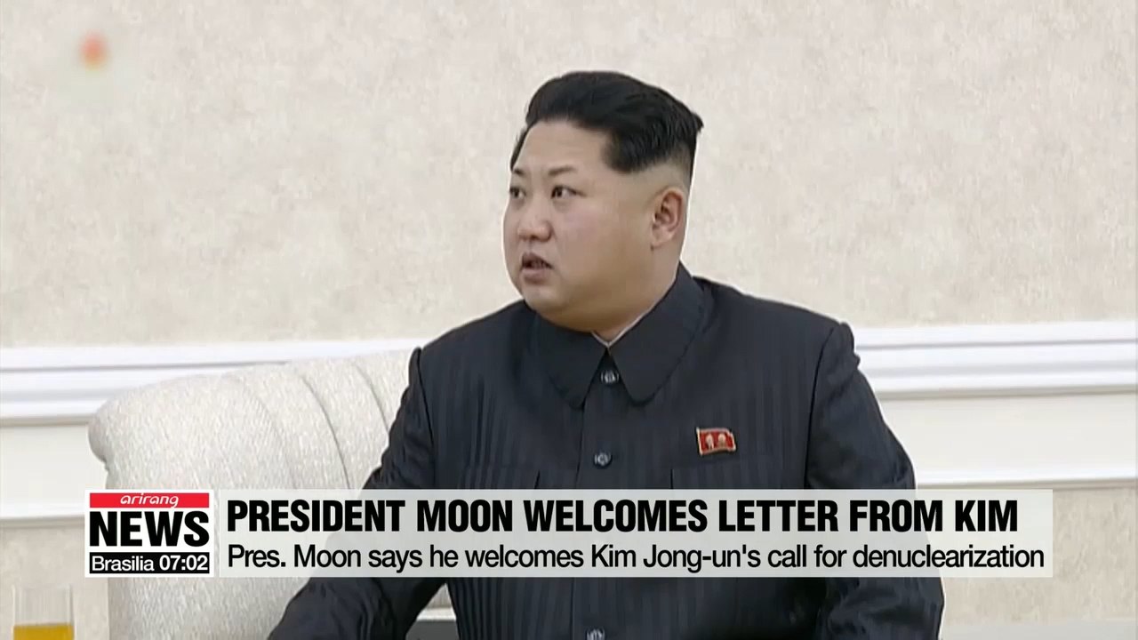 N. Korea's Kim Jong-un sends letter to Pres. Moon and call for continued efforts in building peace on Korean Peninsula next year