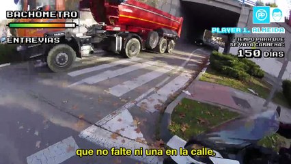 Almeida recorre Madrid criticando el estado del asfalto