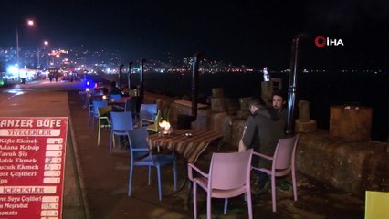 Açık havada soba keyfi