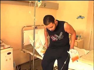 فيديو تقرير عن اخر 3 مصابين فى القصر العيني