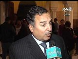 فيديو تغطية لمؤتمر الكاتب الصحفى الامريكي تومس فريدمن واصفا الثورة المصرية بالفيلة الطائرة ومهاجمة بعض الطلاب له احتجاجاً على قتل الاطفال