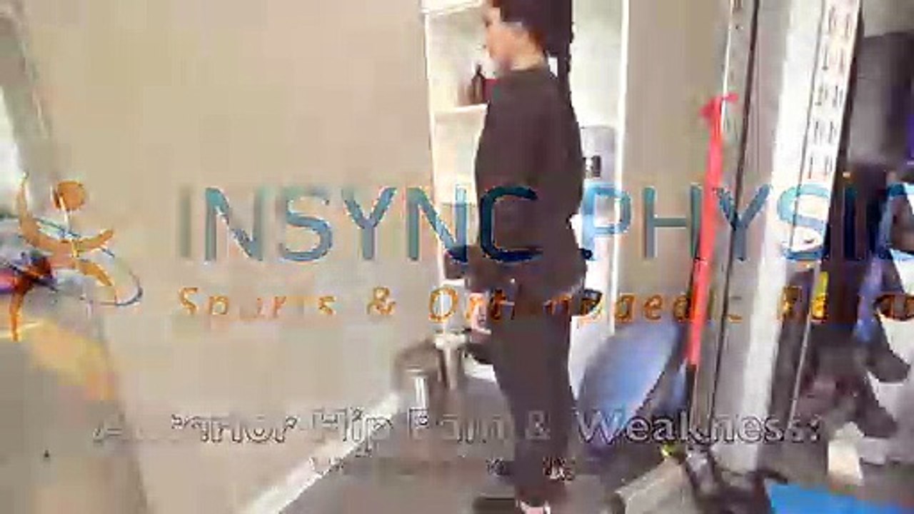 Anterior Hip Pain & Weakness - Wall Plank Knee Highs