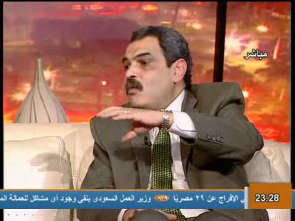 قناة التحرير برنامج عندما يأتى المساء مع محمد صلاح ومنتصر الزيات حلقة 1ابريل2012 ولقاء مع زير البيئة  والسفير الفلسطيني وتغطية لازمة اتحاد ال