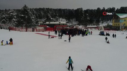Telesiyejde elektrik arızası: Yaklaşık 80 kişi mahsur kaldı