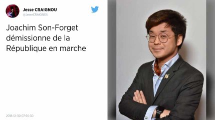 Après ses dérapages sur Twitter, le député Joachim Son-Forget annonce son départ de LREM