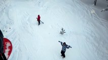 Cıbıltepe Kayak Merkezi'nde çok sayıda kişi mahsur kaldı (5) - KARS