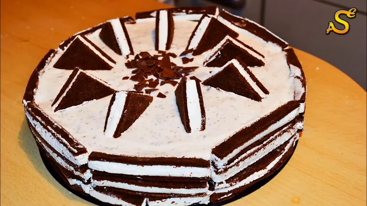 Milchschnittentorte - milk slice cake