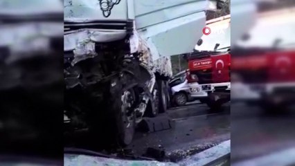 Isparta'da zincirleme trafik kazası: 2'si ağır 5 yaralı