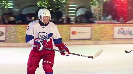 [영상] 이번엔 아이스하키!...아이스링크 등장한 '만능 스포츠맨' 푸틴 / YTN