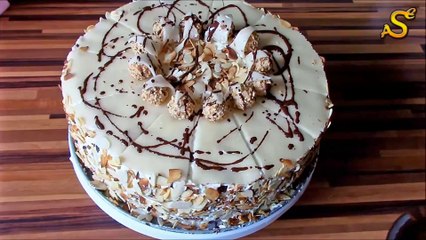 Himmlische MARZIPAN KIRSCH TORTE   Kirsch Marzipantorte mit Giotto