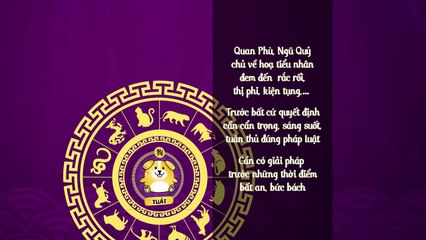 MS Tử vi năm 2019: Dự đoán vận mệnh và may mắn của tuổi Tuất