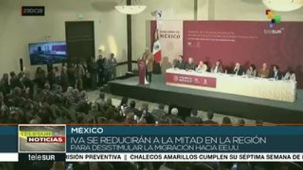 México: AMLO presenta programa económico para la frontera norte