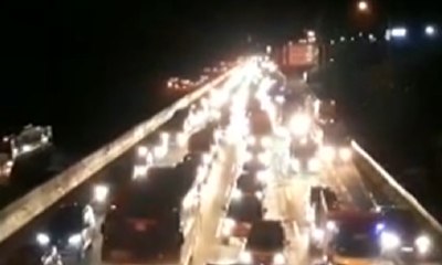 Tol Jakarta-Cikampek Dipadati Kendaraan Menuju Jakarta