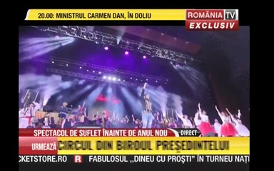 SPECTACOL DE SUFLET INAINTE DE ANUL NOU ROMANIA TV 30 DECEMBRIE 2018