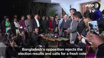 Bangladesh's Hasina wins, opposition demands new elections