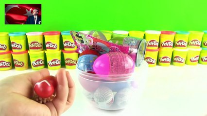 23 Nisan Oyun Hamuru DEV Sürpriz Yumurta Açma Barbie Winx Oyuncakları