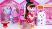 Baby Doll Pink Car Pink House Refrigerator Food Cooking Time Kitchen Play Toy Soda