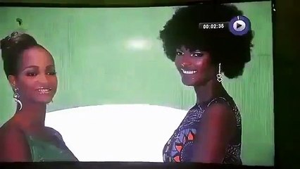 Les cheveux de la nouvelle Miss Afrique prennent feu à l'annonce de sa victoire !