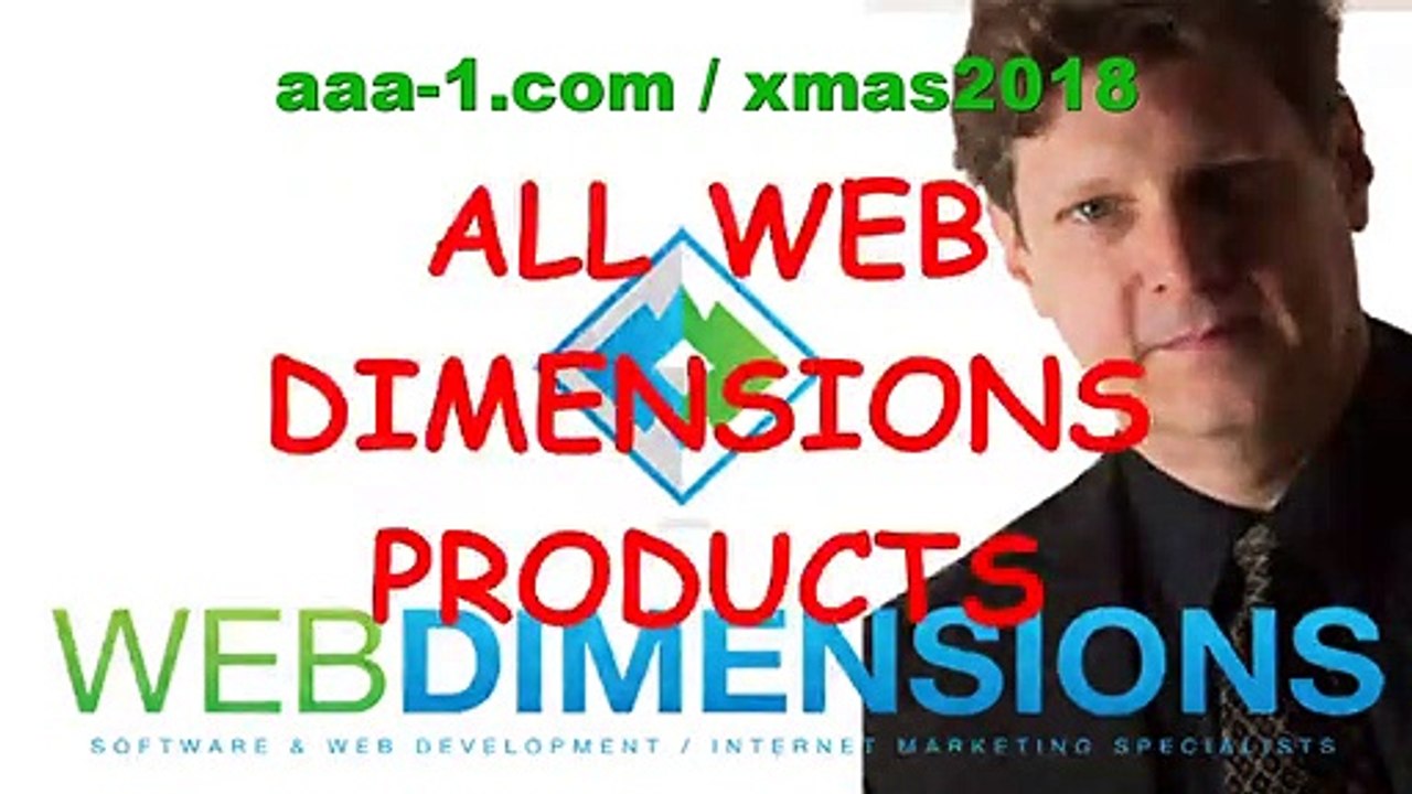 Only 2 Days Left for MY AWESOME SALE! Save Big on Web Dimensions, Inc. Software & Tools
