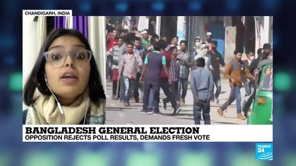 16 dead in Bangladeshi vote opposition calls "farcical'