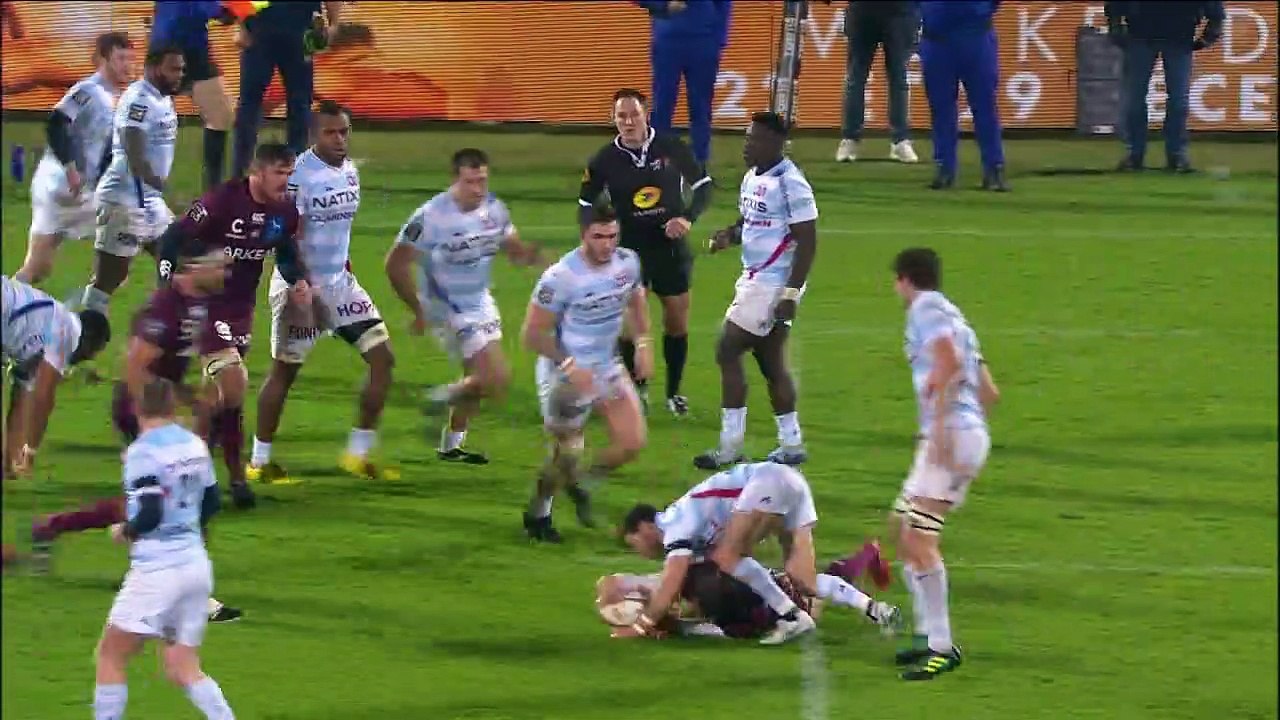 TOP 14 - Essai Nans DUCUING 1 (UBB) - Bordeaux-Bègles - Racing 92 - J13 - Saison 2018/2019