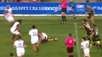 TOP 14 - Essai Antoine DUPONT (ST) - Toulouse - Toulon - J13 - Saison 2018/2019