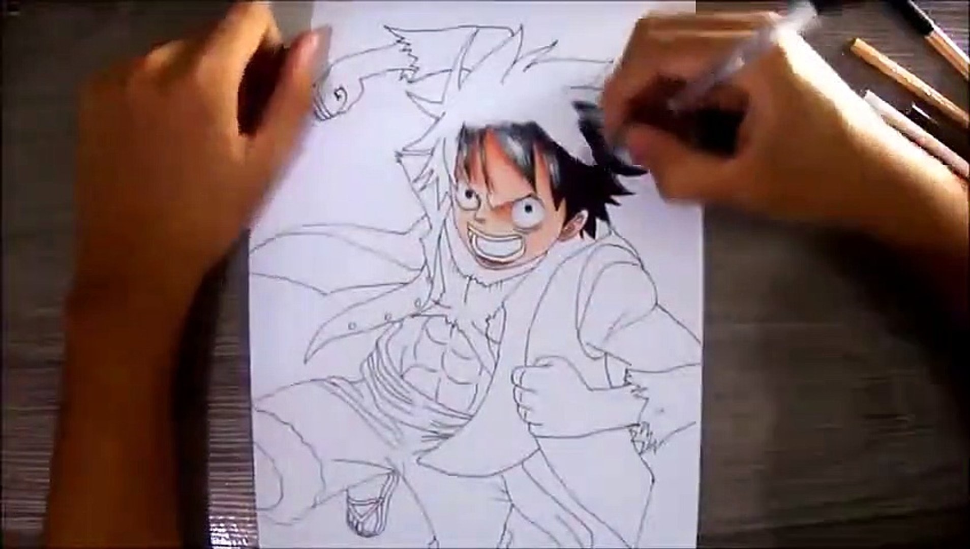 Drawing Luffy Video Dailymotion