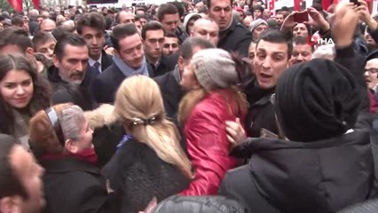 Mustafa Sarıgül'e Meşaleli ve Pankartlı Karşılama