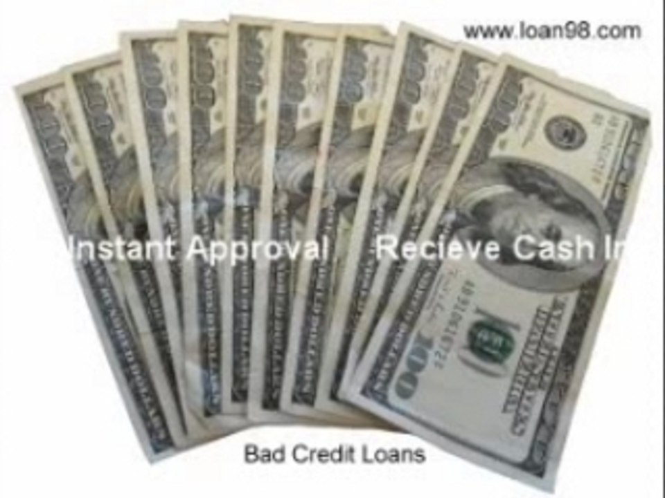 Bad Credit Loans