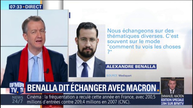 ÉDITO - Échanges entre Macron et Benalla: Il y en a un des deux qui ment