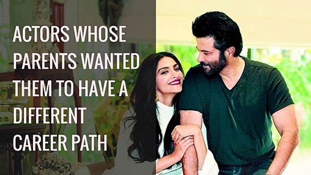 Bollywood Actors Whose Parents Wanted Them To Have A Different Career Path