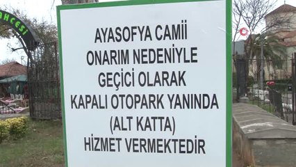 Ayasofya'da 56 Yıl Aradan Sonra İlk Restorasyon Çalışmaları Başladı