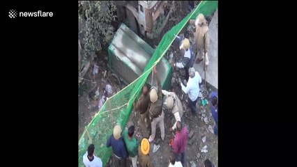 Widespread chaos as leopard sneaks into police station premise in northwest India