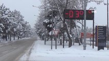 Erzurum'da Kar Yağışı Nedeniyle Binin Üzerinde Mahalle ve Köy Yolu Ulaşıma Kapandı
