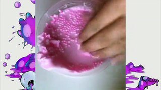 Satisfying Slime - Slime Cake  #17 Flubber | Crunchy | Fluffy | Edible | Glitter Slime