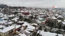 Eskişehir Yeni Yıla Beyaz Örtüyle Giriyor...tarihi Odunpazarı Bölgesi Havadan Görüntülendi