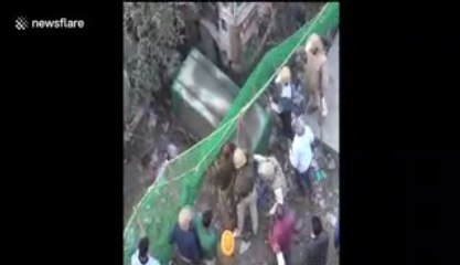 Widespread chaos as leopard sneaks into police station premise in northwest India